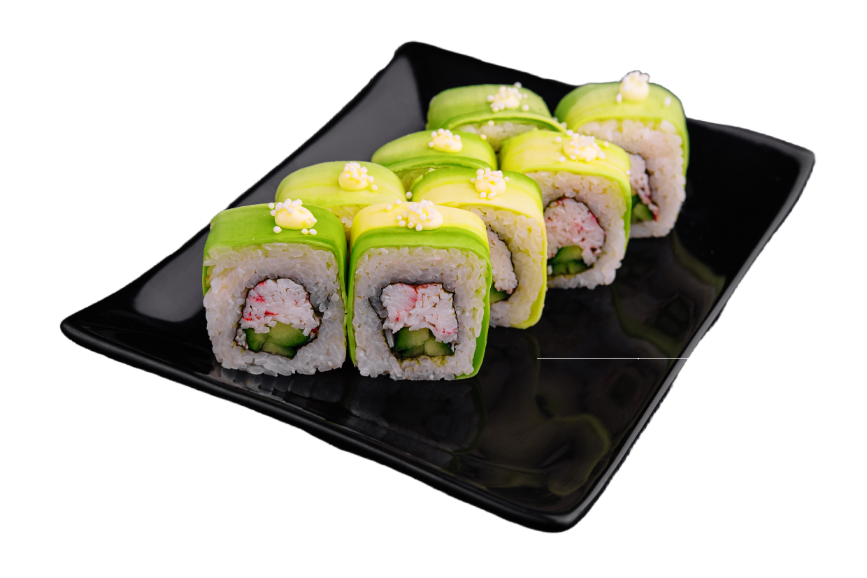 Avocado-Drachenrolle